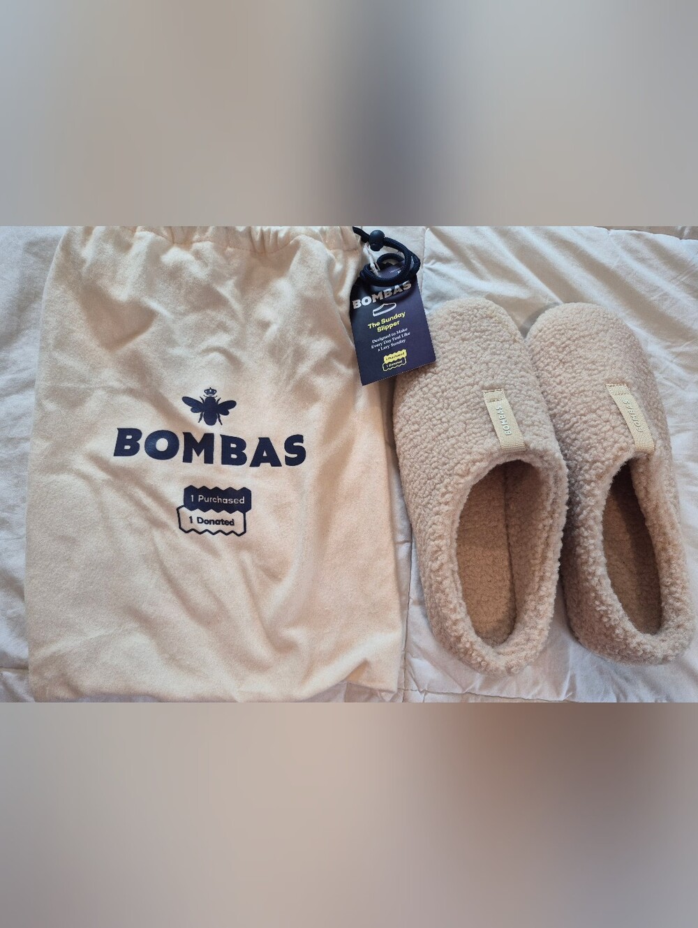 NWT-Bombas Sunday Slipper Size 10